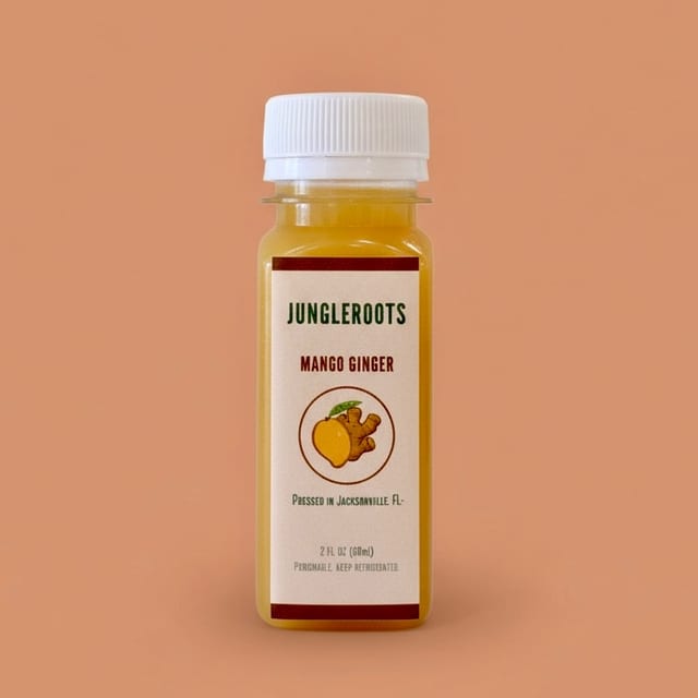 Mango Ginger Shot.